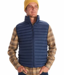 マーモット メンズ コート アウター Echo Featherless Vest Arctic Navy