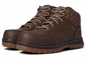 スケッチャーズ レディース ブーツ・レインブーツ シューズ Mccoll Comp Toe Brown