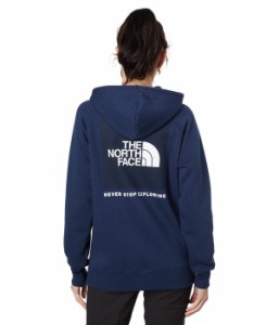 ノースフェイス レディース パーカー・スウェット アウター Box Nse Pullover Hoodie Summit Navy/Sum