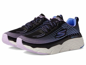 スケッチャーズ レディース スニーカー シューズ Max Cushioning Elite - Galaxy Burst Black/Purple