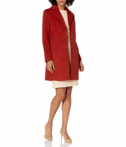 カルバンクライン レディース コート アウター Calvin Klein womens Classic Cashmere Wool Blend Coat Chili Pepper