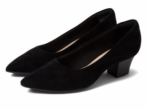 クラークス レディース ヒール シューズ Teresa Step Black Suede