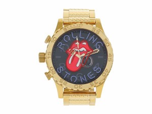 ニクソン メンズ 腕時計 アクセサリー Rolling Stones 51-30 Gold/Black