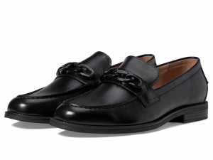 コールハーン レディース スリッポン・ローファー シューズ Stassi Chain Loafer Black Leather