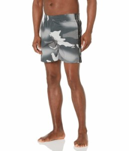 アディダス メンズ ハーフパンツ・ショーツ 水着 Camo All Over Print Swim Shorts Black