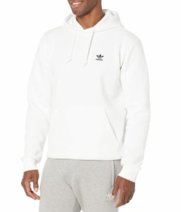 アディダス メンズ パーカー・スウェット アウター Trefoil Essentials Pullover Hoodie White