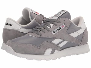 リーボック メンズ スニーカー シューズ Classic Nylon Pure Grey/White