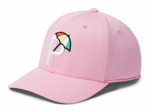 プーマ メンズ 帽子 アクセサリー Palmer P Cap Pale Pink/White