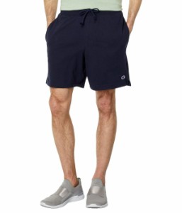 チャンピオン メンズ ハーフパンツ・ショーツ ボトムス Middleweight 7" Cotton Shorts Navy