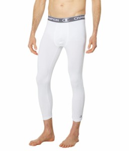 チャンピオン メンズ カジュアルパンツ ボトムス 3/4 Compression Tights White