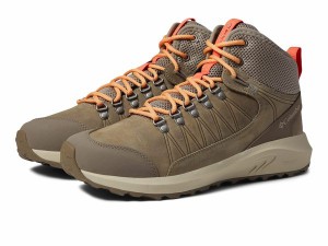 コロンビア レディース スニーカー シューズ Trailstorm Crest Mid Waterproof Kettle/Peach