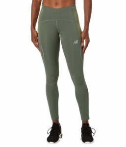 ニューバランス レディース カジュアルパンツ ボトムス Impact Run Tights Deep Olive Gree