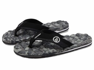 ボルコム メンズ サンダル シューズ Recliner Sandals Grey Combo