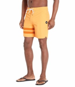 ハーレー メンズ ハーフパンツ・ショーツ 水着 Phantom+ Block Party Renegade 18" Boardshorts Nectarine