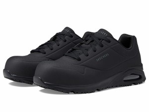 スケッチャーズ メンズ スニーカー シューズ Uno SR - Doltin Comp Toe Black