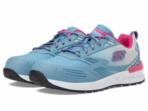 スケッチャーズ レディース スニーカー シューズ Bulklin - Kaytin Comp Toe Light Blue/Pink