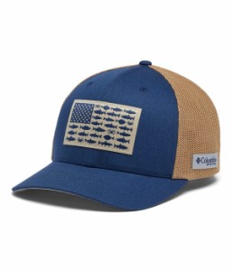 コロンビア レディース 帽子 アクセサリー PFG Mesh Fish Flag Ball Cap Carbon/Ancient