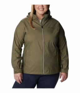 コロンビア レディース コート アウター Plus Size Switchback III Jacket Stone Green