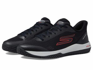 スケッチャーズ メンズ スニーカー シューズ Go Train Arch Fit Viper Court Pro - Pickleball Black/Red