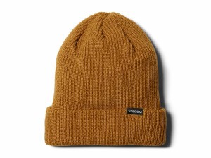 ボルコム レディース 帽子 アクセサリー Polar Lined Beanie Caramel