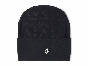 ボルコム レディース 帽子 アクセサリー Polar Fleece Beanie Black