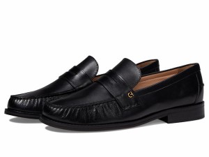 コールハーン レディース スリッポン・ローファー シューズ Lux Pinch Penny Loafer Black Leather