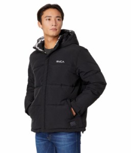 ルーカ メンズ コート アウター Balance Puffer Jacket RVCA Black