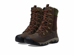 キーン レディース ブーツ・レインブーツ シューズ Greta Tall Boot Waterproof Dark Earth/Gree