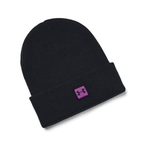 アンダーアーマー メンズ 帽子 アクセサリー Halftime Cuff Beanie Black/Mystic Ma