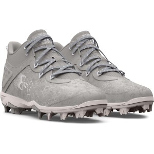 アンダーアーマー メンズ スニーカー シューズ Harper 8 Mid RM Baseball Gray/B