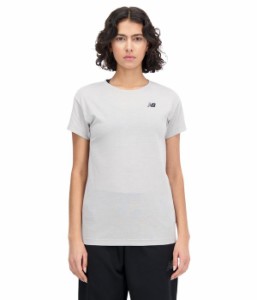 ニューバランス レディース シャツ トップス Relentless Heathertech T-Shirt Athletic Grey