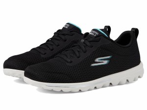 スケッチャーズ レディース スニーカー シューズ Go Walk Travel - Fun Journey Black/Aqua