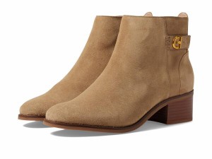 コールハーン レディース ブーツ・レインブーツ シューズ Holis Buckle Bootie Dark Latte Sued