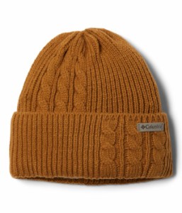 コロンビア レディース 帽子 アクセサリー Agate Pass Cable Knit Beanie Camel Brown