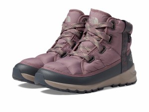 ノースフェイス レディース ブーツ・レインブーツ シューズ ThermoBall Lace-Up Luxe WP Fawn Grey/Aspha