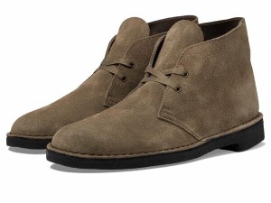 クラークス メンズ ブーツ・レインブーツ シューズ Desert Boot Dark Grey Suede