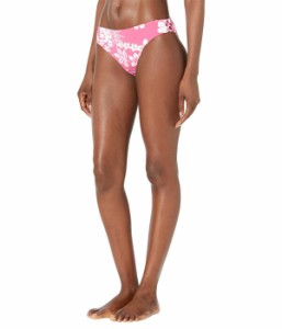 ロキシー レディース ボトムスのみ 水着 Printed Beach Classics Hipster Bottoms Shocking Pink H