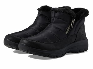 スケッチャーズ レディース ブーツ・レインブーツ シューズ Easy Going - Frosty Charm Black/Black