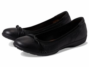 クラークス レディース サンダル シューズ Meadow Rae Black Leather