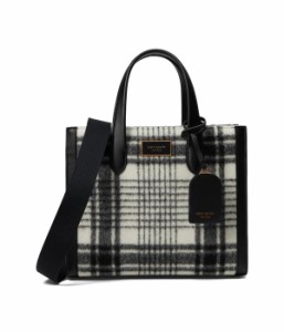 ケイトスペード レディース ハンドバッグ バッグ Manhattan Studio Plaid Fabric Small Tote French Cream Mu