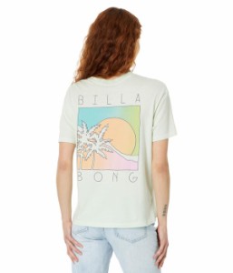 ビラボン レディース シャツ トップス Hello Sun Short Sleeve Tee Sweet Mint