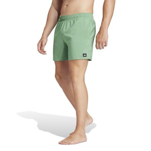 アディダス メンズ ハーフパンツ・ショーツ 水着 Solid CLX Short-Length Swim Shorts Preloved Green/