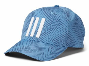 アディダス メンズ 帽子 アクセサリー Tour 3-Stripes Printed Cap Semi Blast Blue