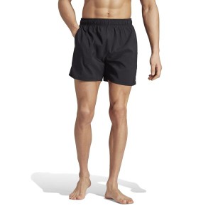 アディダス メンズ ハーフパンツ・ショーツ 水着 Solid CLX Short-Length Swim Shorts Black/Lucid Lem