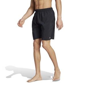 アディダス メンズ ハーフパンツ・ショーツ 水着 Solid CLX Classic-Length Swim Shorts Black/Lucid Lem