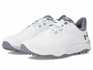 アンダーアーマー メンズ スニーカー シューズ Drive Pro Spikeless Golf Shoe White/White/Met