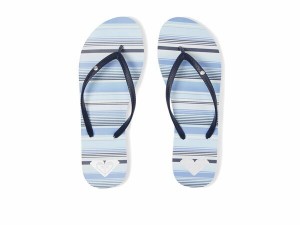 ロキシー レディース サンダル シューズ Bermuda Print Navy Strip