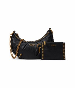 ゲス レディース ハンドバッグ バッグ Clelia Crossbody Top Zip Black