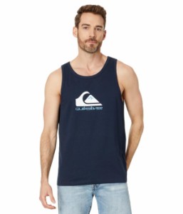 クイックシルバー メンズ シャツ トップス Comp Logo Tank Top Dark Navy