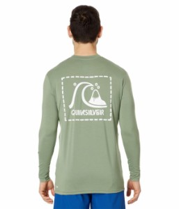 クイックシルバー メンズ トップのみ 水着 DNA Long Sleeve Surf Tee Sea Spray